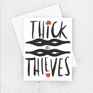 Idlewild Co Thick As Thieves Card Rifle Paper Co.